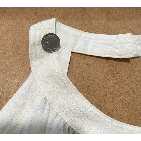 Anthropologie Gatsby Fringe Floral Bird Embroidered Tank size 14 NWT - Picture 4 of 8